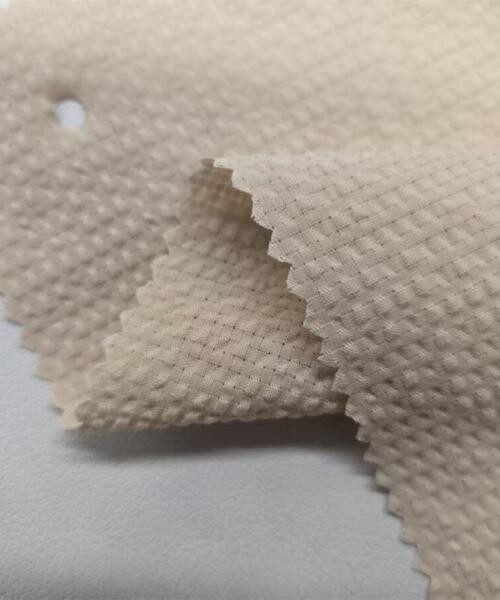 Matte Hollow‑Out Stretch Fabric