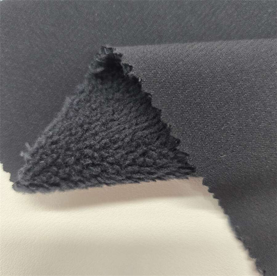 75D Polyester Brushed Four-Way Stretch Fabric 1 75D Polyester Brushed Four-Way Stretch Fabric