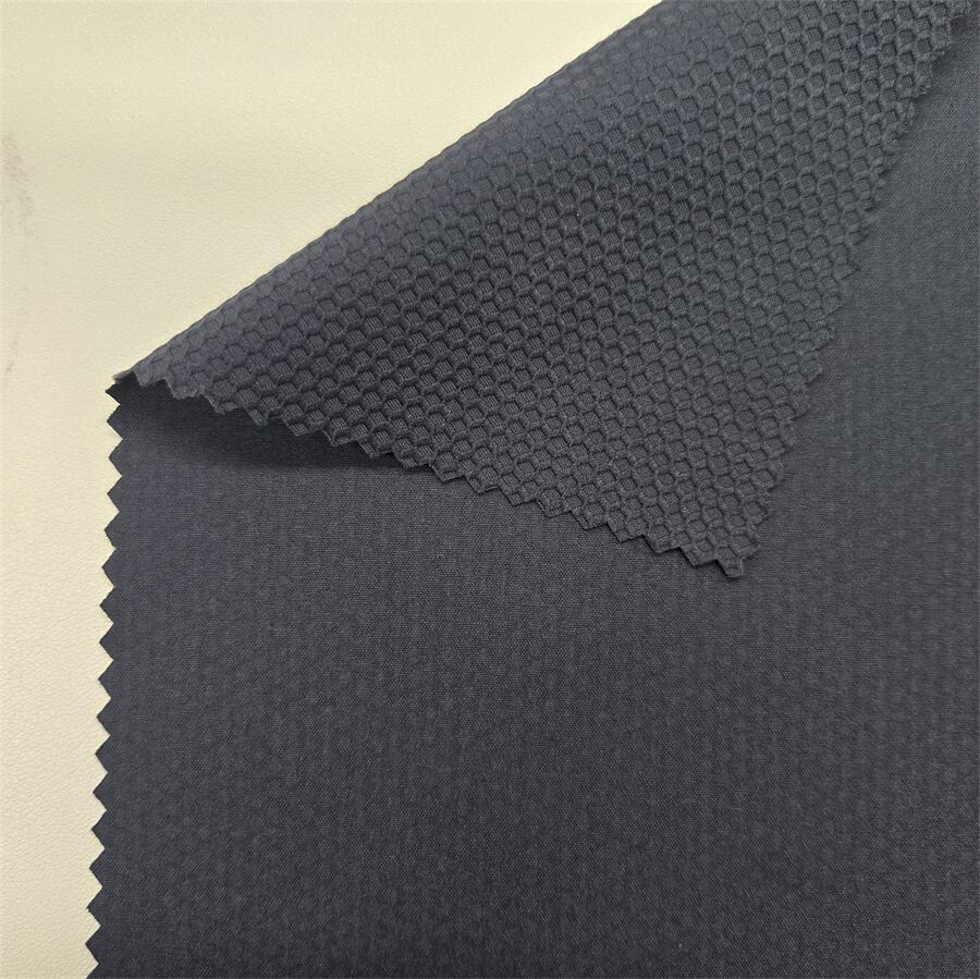 75D Polyester Soccer Grid 4-Way Stretch Fabric 2 75D Polyester Soccer Grid