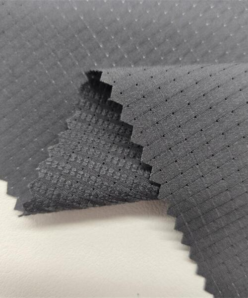 Hollow‑Out Grid Four‑Way Stretch Fabric