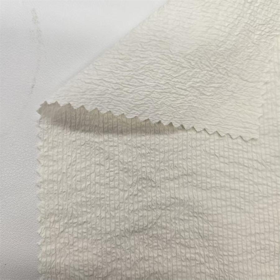 75D Vertical‑Stripe Bubble Stretch Fabric 2 Vertical‑Stripe Bubble Stretch Fabric