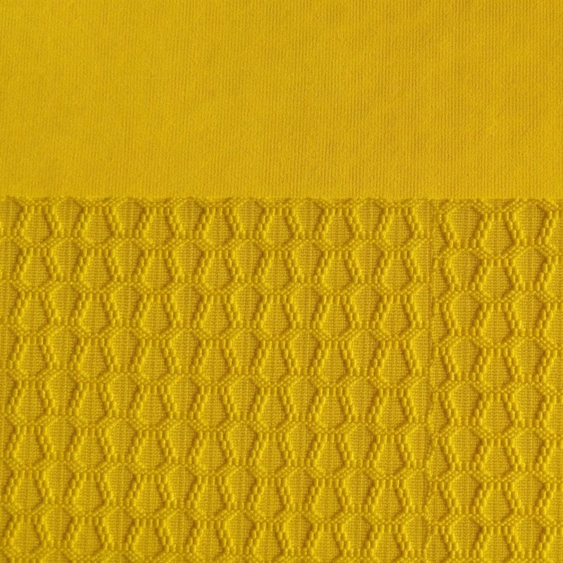 Custom Woven Fabric Development 17 Special weave construction in 70D plus 40D nylon spandex with 320D nylon air-textured yarn in the weft