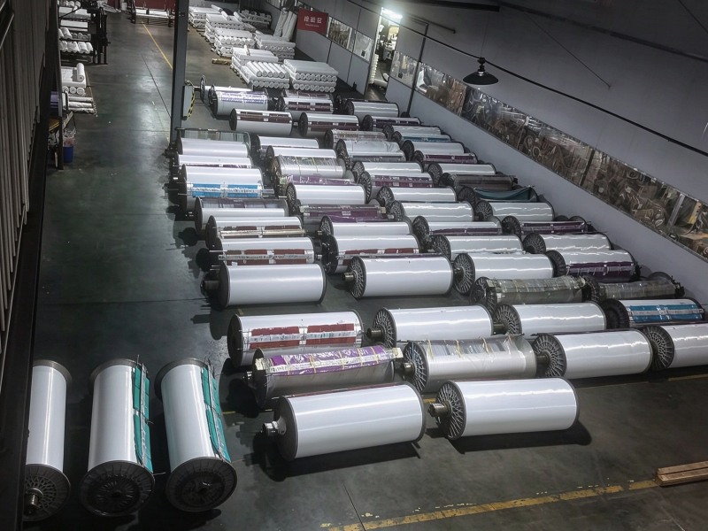 Custom Woven Fabric Development 5 Warp beam stock ready for custom woven fabric development