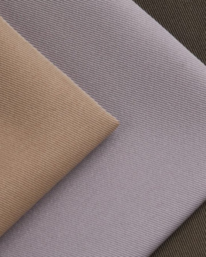 T400 2/2 twill mechanical stretch fabric, 75D x 75D, 145 gsm